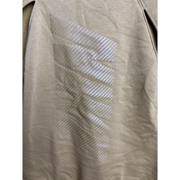 Nike Crewneck Pullover Shoulder Cutouts Sweatshirt Golden Brown Women's Size M - Picture 4 of 7